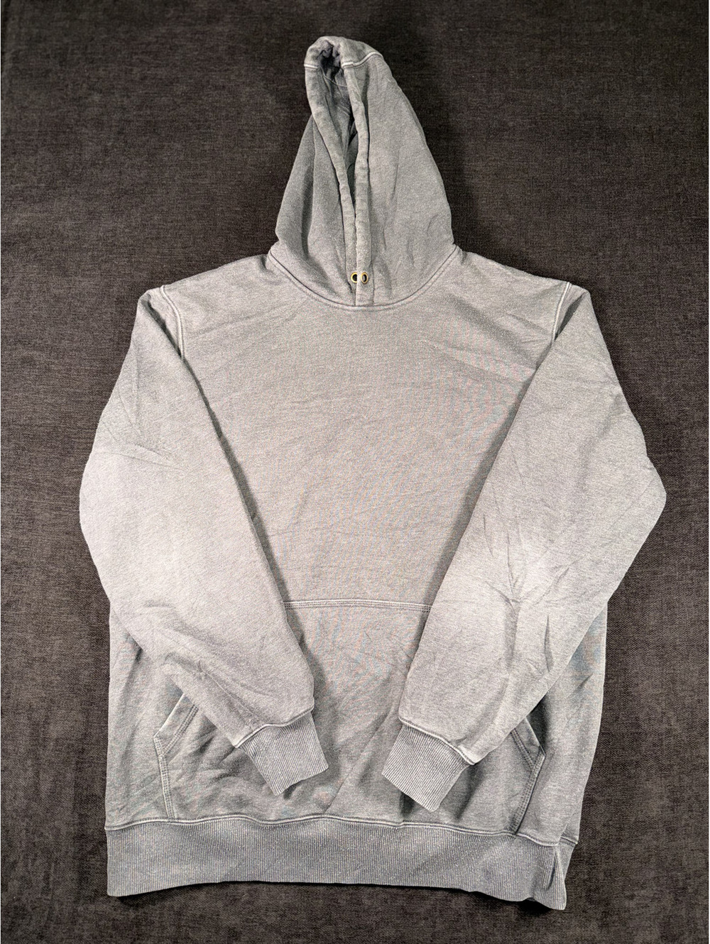 Carhartt Men's Large Tall Gray Hoodie Sweatshirt Original Fit